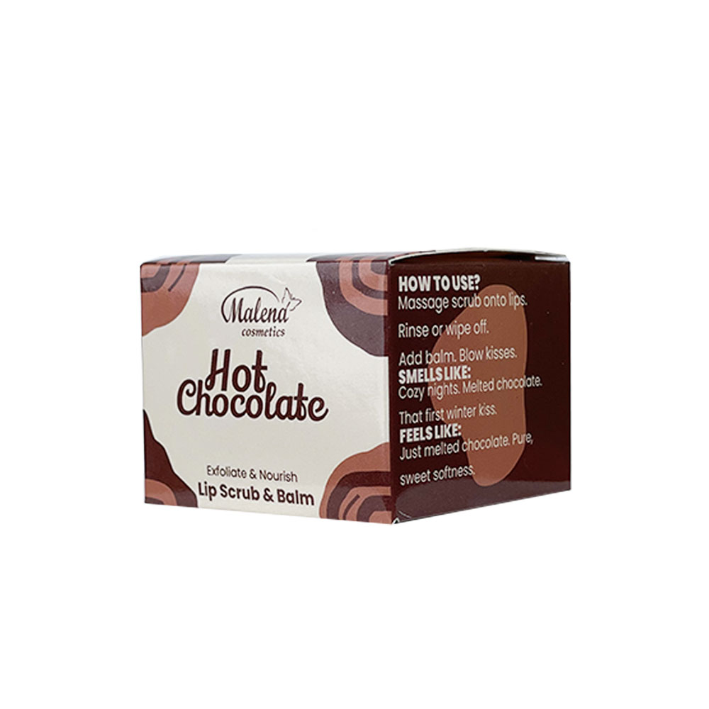 HOT CHOCOLATE lip scrub and balm